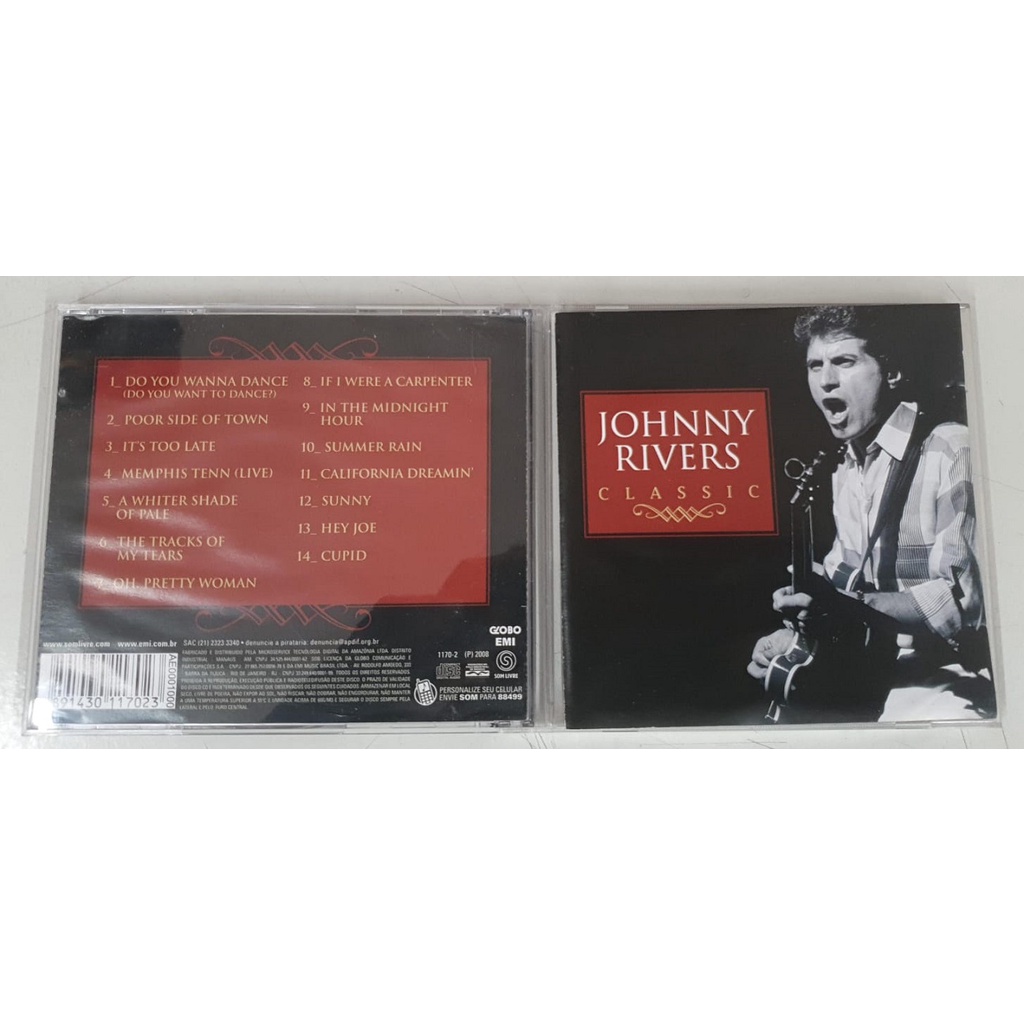 Cd Usado Johnny Rivers - Classic CDU12197 | Shopee Brasil