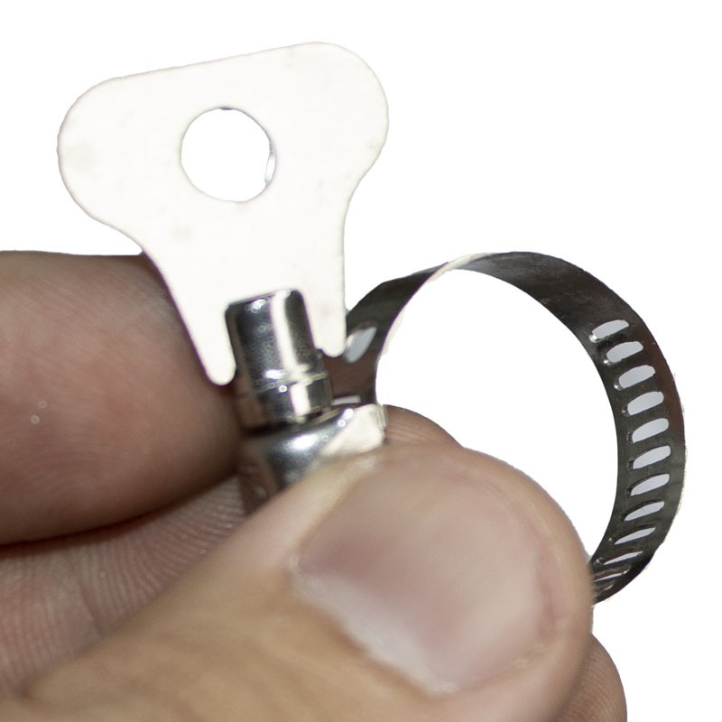 Abraçadeira De Inox Com Borboleta 13mm 23mm 50 Peças