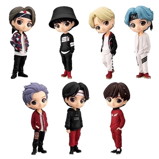 BTS TINY TAN Bangtan Boy Kpop Idol Figuras DYNAMITE JUNGKOOK V JIMIN JHOPE RM SUGA Bonecas Colecionáveis Brinquedos
