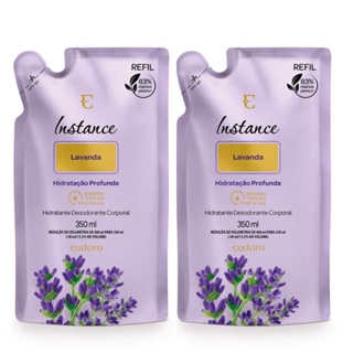 Kit 2 Und. Refil Hidratante Instance Lavanda 350ml - Eudora