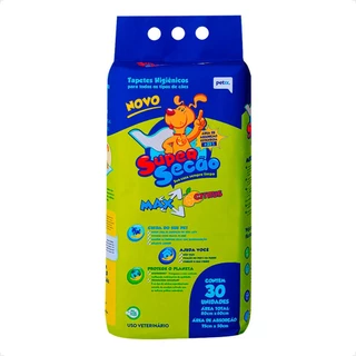 Tapete Higiênico Petix Super Secão Max Citrus - 30 Unidades