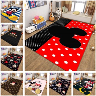 Disneyland Mickey Mouse Minnie Tapete Impresso Sala De Estar Sofá Área De Sofás Para Crianças Piso De Cozinha Bordo Absorvente De Água Não Escorrega Mat-2