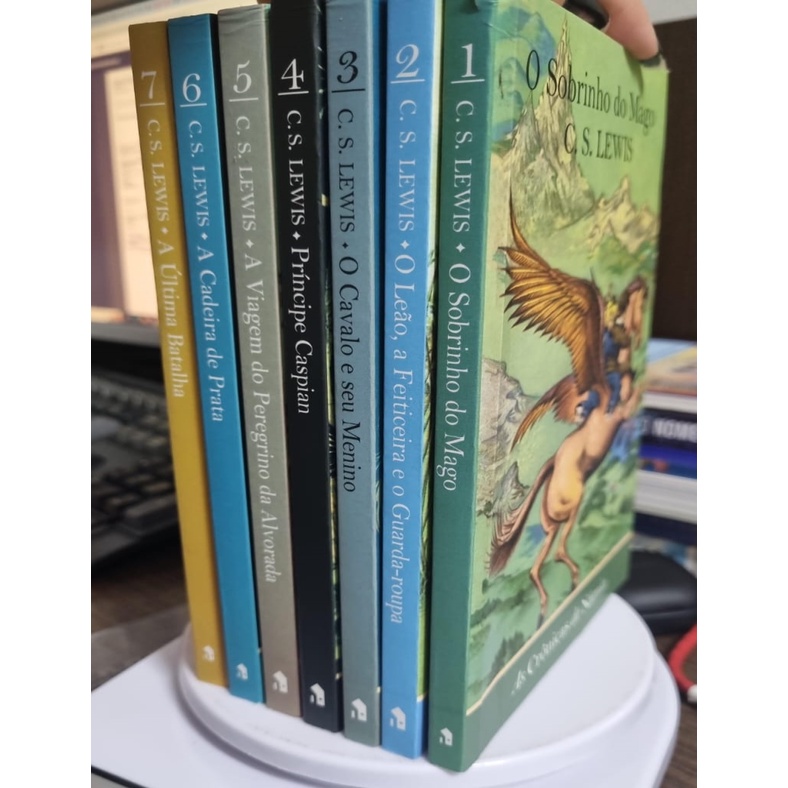 As cronicas de Narnia 7 volumes autor C.S. Lewis