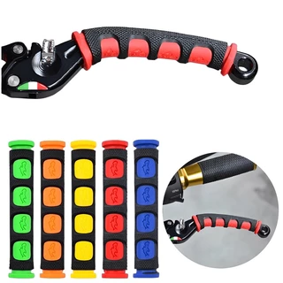 Manopla Do Freio Da Motocicleta Manga De Silicone Macia Antiderrapante Durável Moto Bicicleta Protetora De Equipamentos Acessórios