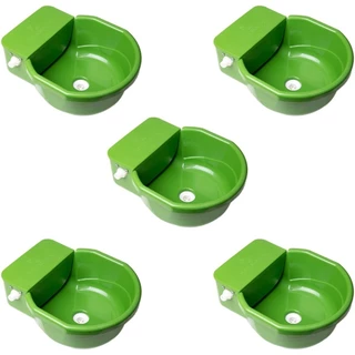 Kit 5 Bebedouro Água Cocho 7 Litros para Boi Porco Vaca Cavalo