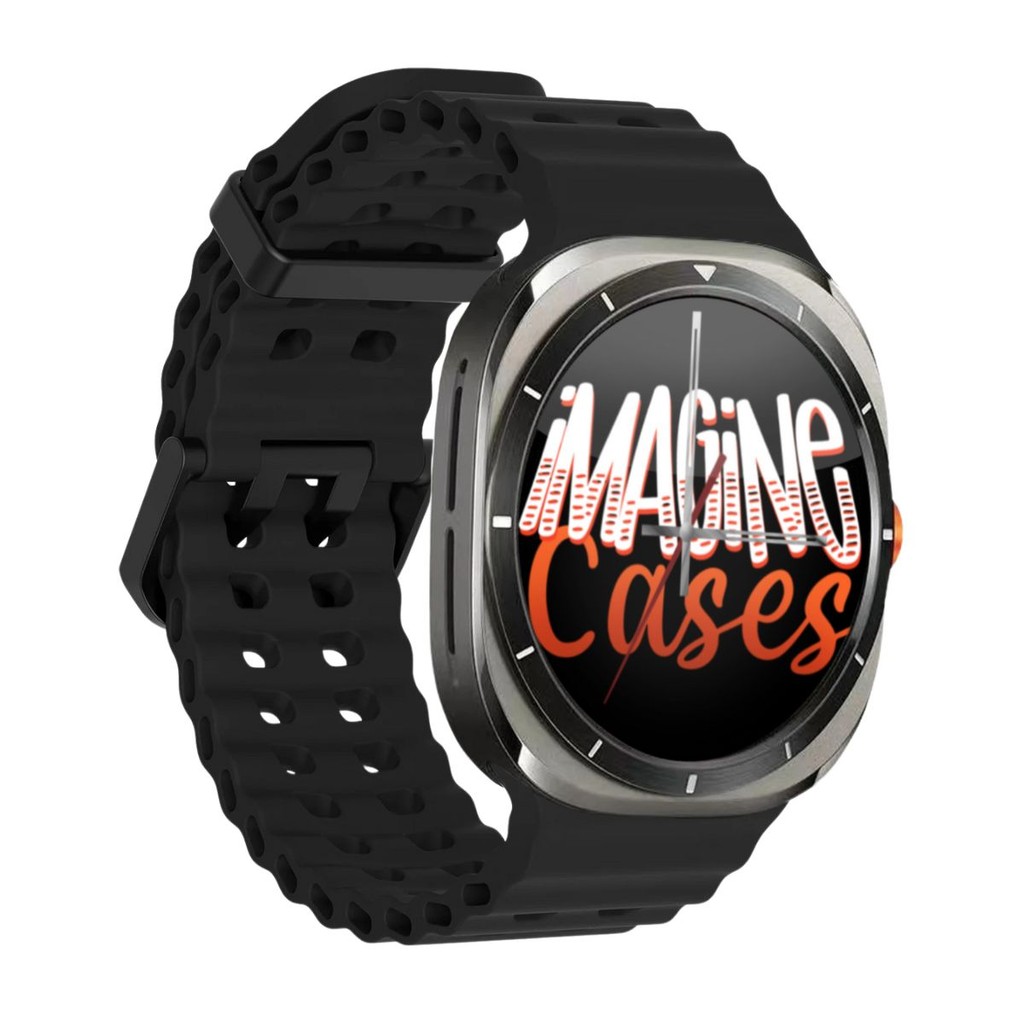 Pulseira Silicone Fecho Duplo Para Galaxy Watch Ultra 47mm