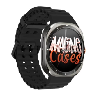 Pulseira Silicone Fecho Duplo Para Galaxy Watch Ultra 47mm