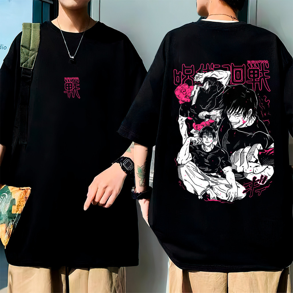 Camisa Oversize Camiseta Anime Toji Jujutsu Kaisen bau de tesouro ...