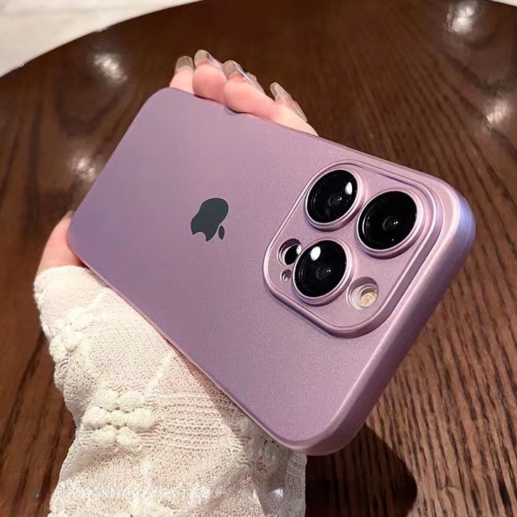 Estojo Metálico À Prova De Choque Com Proteção Para Lentes iPhone 11 12 13 14 Pro Max XR 8 Plus