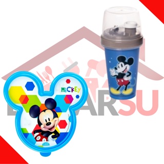 Kit Lancheira Em Formato Orelha Mickey + Mini Shakeira 320ml