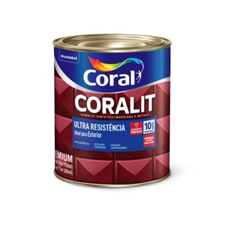 Esmalte sintético alto brilho Coralit Ultraresistência azul França 900ml Coral