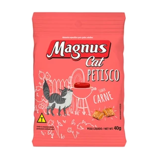 Petisco Magnus Cat Sabor Carne 40g