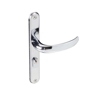 Fechadura exerna de aço zamac Concept com espelho cromada Pado Fechadura Zm Concept Perfil Esp 603-22 Externa Cr Pado