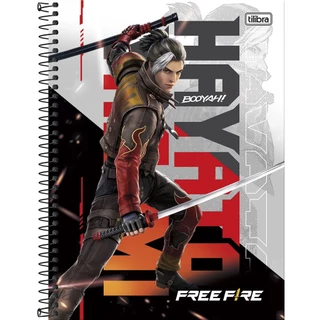 Caderno Free Fire 10 Matérias Universitário Tilibra Capa 4