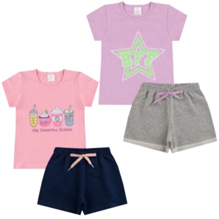 Conjunto Saia e Blusa kit Roupinha Look de Boneca Barbie Ciganinha