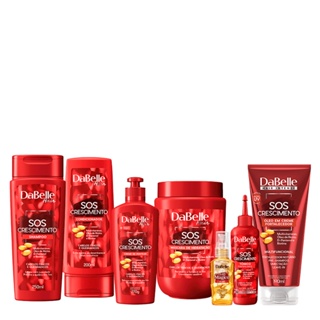 Kit DaBelle Hair SOS Crescimento Full - Máscara 800g (7 Produtos)