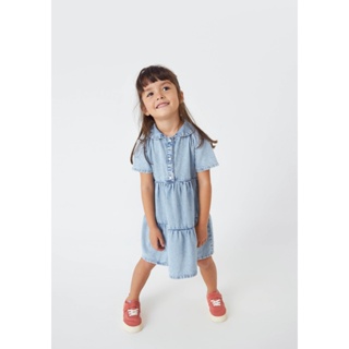 Vestido Jeans Midi Infantil Toddler Hering Kids