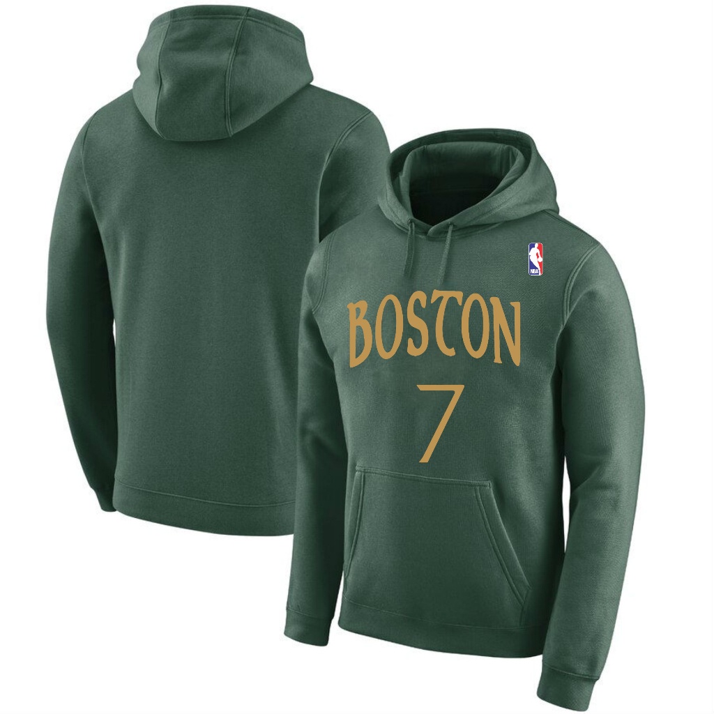 Blusa Moletom Casaco Boston Celtics 7 Brown Basquete Estampado C2