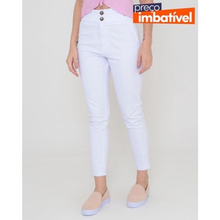 Calça Feminina Sarja Clochard Branca