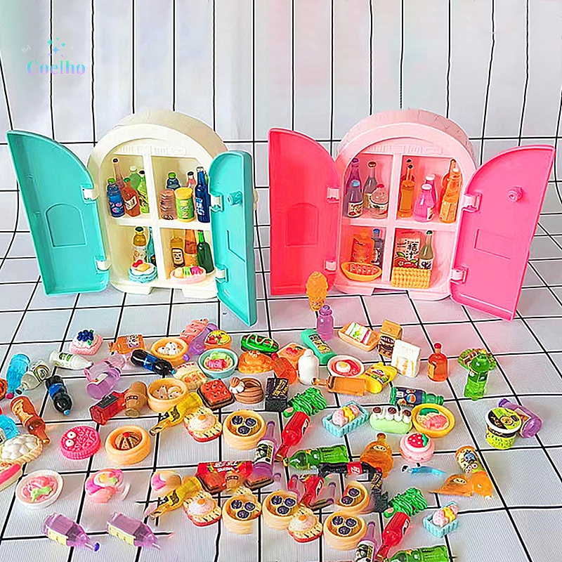 7 itens/lote miniatura casa de bonecas acessórios kits de