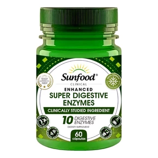 Super Digestive Enzymes (enzimas Digestivas) 60caps Sunfood
