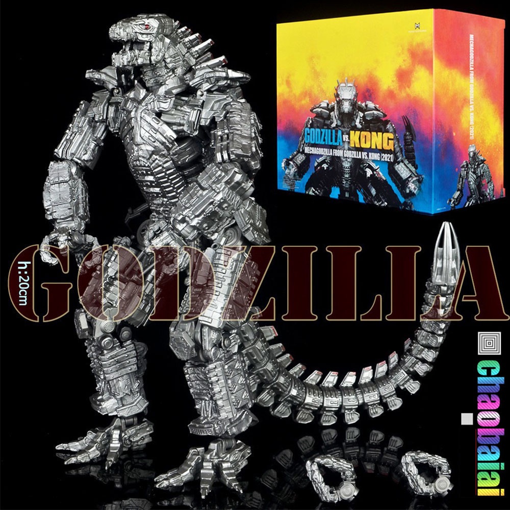 2021 Godzilla Movie Action Figures Set Of 2 Brinquedos - Kaiju  Mechagodzilla - Filme Monstro Série Godzilla - Mechagodzilla E Godzilla  Presente Para Crianças Idade