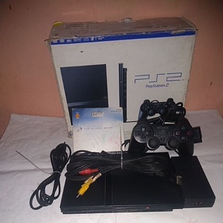Playstation 2 Slim Ps2 Slim + Hd 500gb Lotado de Jogos