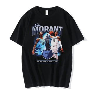 Camiseta em Algodão Moda Esportiva Ja Morant Envio Imediato