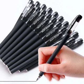 Caneta esferográfica Gel de carbono fosco 0,5mm Assinatura comercial Caneta esferográfica para exame do estudante