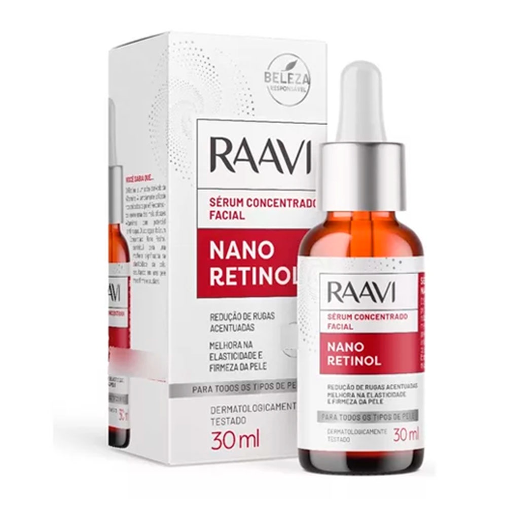 Imagem do produto Sérum Concentrado Facial Nano Retinol 30ml - Raavi