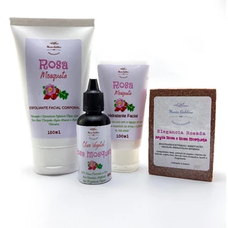 Esfoliante Rosa Mosqueta Hidratante Facial,Sabonete,Oleo vegetal skin care