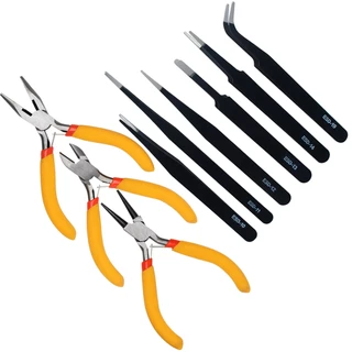 Kit Alicates Bijuteria Semijoia Artesanato Pesca Pinças Eletrônica