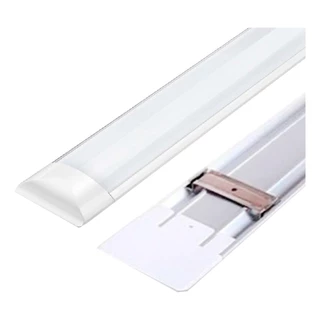 Luminária Tubular Led Slim 60 Cm 20w Luz Branca Frio 6500k