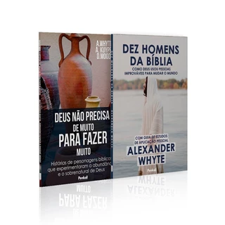 Kit 2 Livros | Deus Não Precisa de Muito Para Fazer Muito + Dez Homens da Bíblia | Homens de Fé