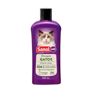 Shampoo Sanol Cat Para Gatos 500mL