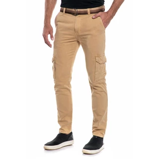Calça Masculina Sarja Cargo Polo Wear Khaki
