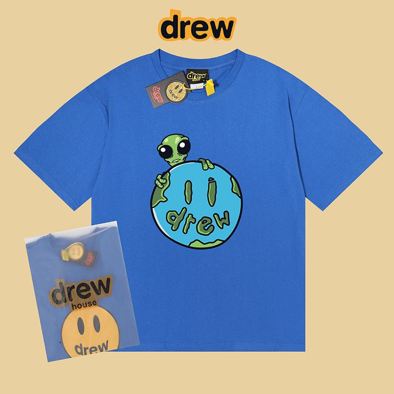 Camiseta Drew Et Em Algodão Moda Streetwear Envio Imediato