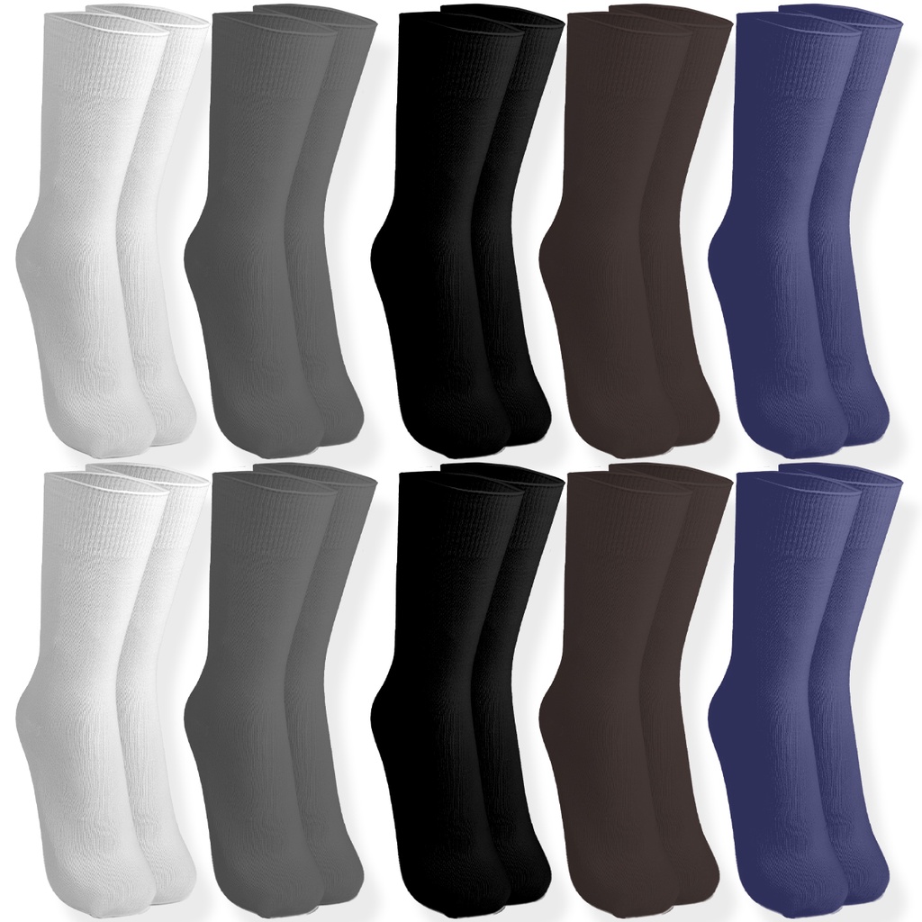 Kit 10 Meias Social Poliamida Masculina 38/44 Mesclado - Advance