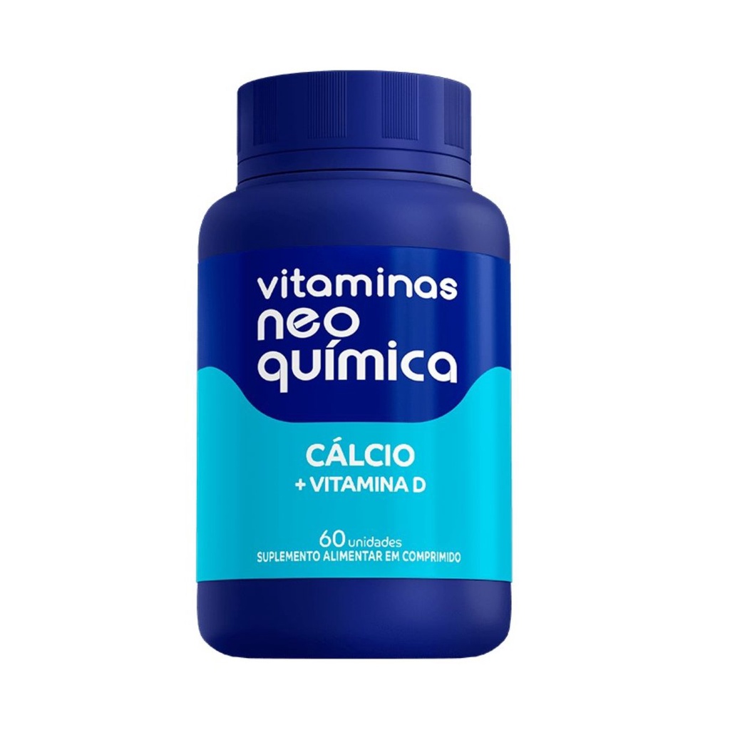 Vitamina Neo Química Cálcio 60 comprimidos | Shopee Brasil