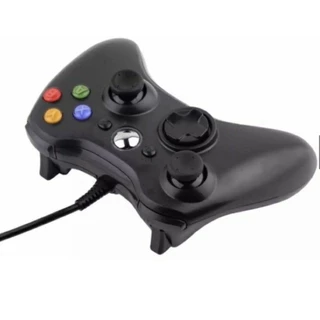 Controle De Xbox 360 Com Fio Para Video Game e PC/ Fat E Pc Joystick Jogo