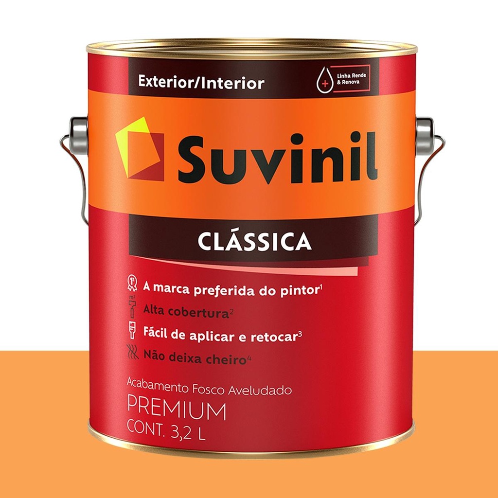 Tinta Clássica Fosca Suvinil Sacode 3,2 L - Loja Online SA Tintas