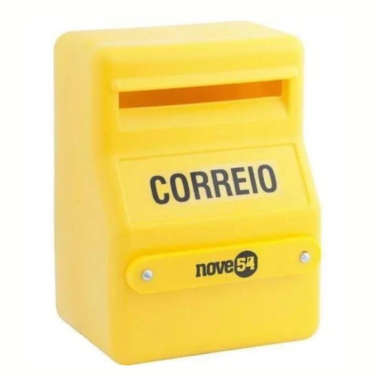 Caixa De Correio Correspondência Plástico Pvc Nove54