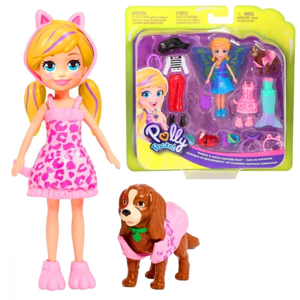 Polly Pocket Cachorro Fantasias Gdm15