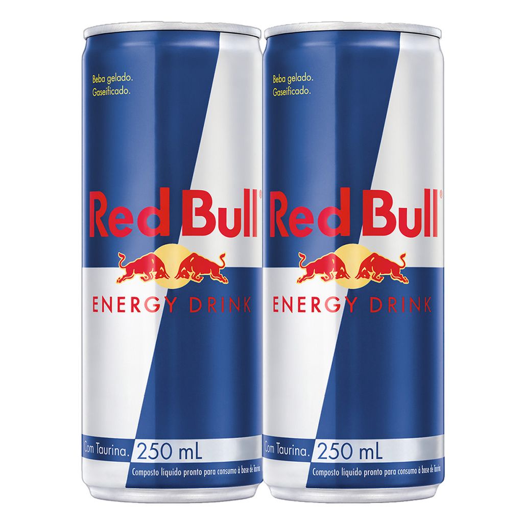 Energético Red Bull 250ml | Kit com duas unidades