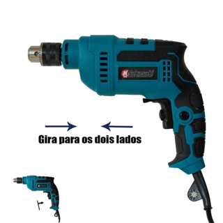 Furadeira Parafusadera 3/8 Rotação Auto-Reversa Reversível Profissional Potente 850w Envio Imediato