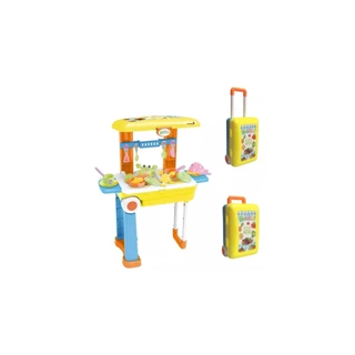 Kit Cozinha Infantil 3 Em 1 Importway Vira Mochila E Maleta