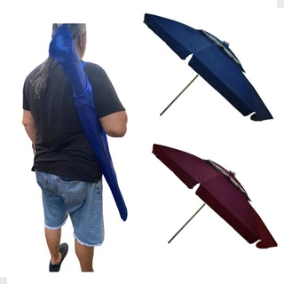 Guarda Sol Gigante 2,4m Praia Com Capa Para Transporte Praia
