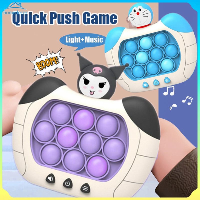 Pop It Game Light Up Fidget Toy, Quick Push Game Console, Whack A Mole Game,  Decompression Breakthrough Puzzle Pop Game Machine Tw