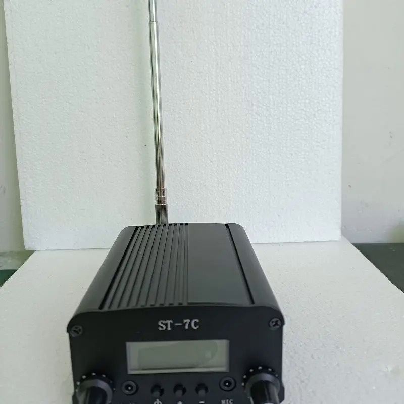 Novo Transmissor De Áudio De 1W/7W ST-7C fm Rádio De Transmissão