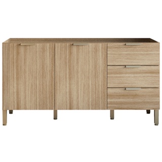 Balcão sem Tampo 2 Portas 3 Gavetas 160cm Glam Kits Paraná
